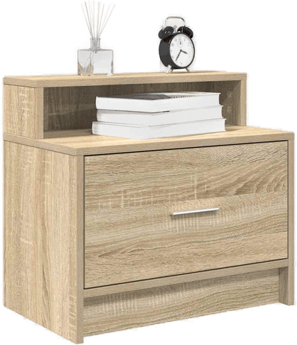 Vidaxl Nattbord 2 stk sonoma eik