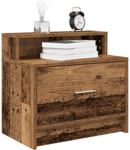 Vidaxl Nattbord 2 stk gammelt tre