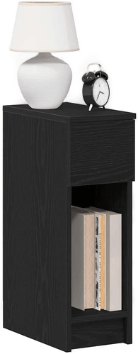 Vidaxl Nattbord svart eik