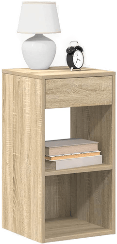 Vidaxl Nattbord 2 stk sonoma eik