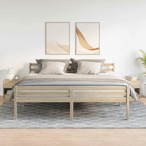 Vidaxl Nattbord 2 stk sonoma eik