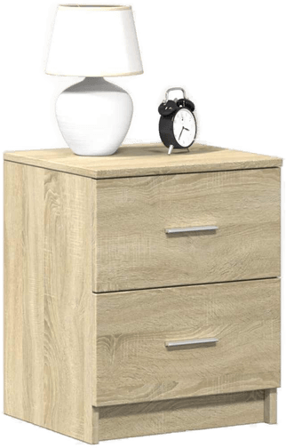 Vidaxl Nattbord 2 stk sonoma eik