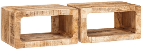 Vidaxl Nattbord 2 stk Brun 45 x 30 cm