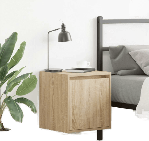 Vidaxl Veggmontert nattbord 2 stk 38x34x40 cm