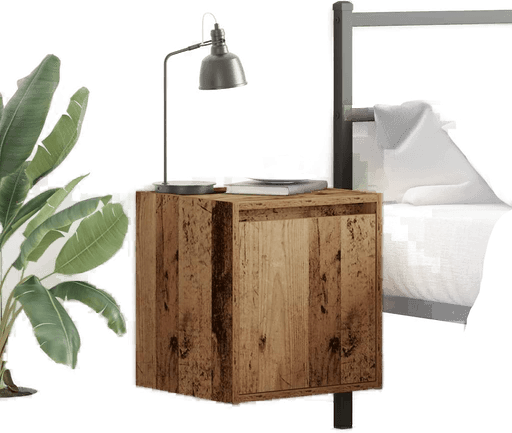 Vidaxl Veggmonterte nattbord 2 stk