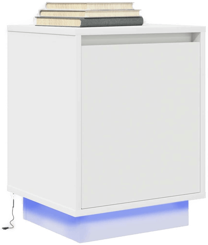 Vidaxl Nattskap med LED-lys 38x34x50 cm