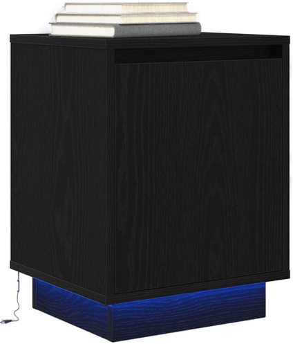 Vidaxl Nattskap med LED-lys 38x34x50 cm