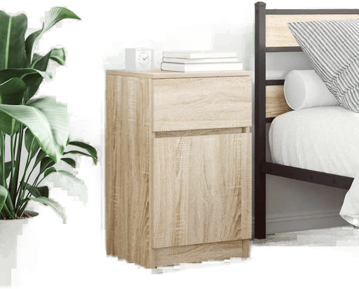 Vidaxl Nattbord sonoma eik 39x35x65 cm