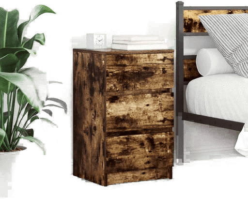 Vidaxl Nattskap 39x35x65 cm 2 stk