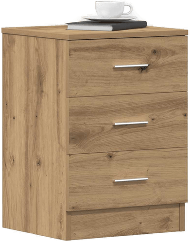 Vidaxl Nattbord artisan eik 38x35 cm