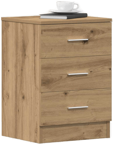 Vidaxl Nattbord 2 stk artisan eik 38x35x55 cm