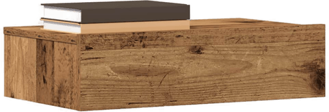 Vidaxl Nattbord gammelt tre 60x35 cm