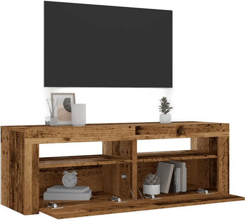 Vidaxl Nattbord med LED 2 stk