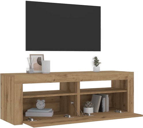 Vidaxl Nattbord 2 stk med LED 60x35x40 cm