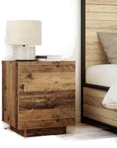 Vidaxl Nattbordskap Gammelt tre