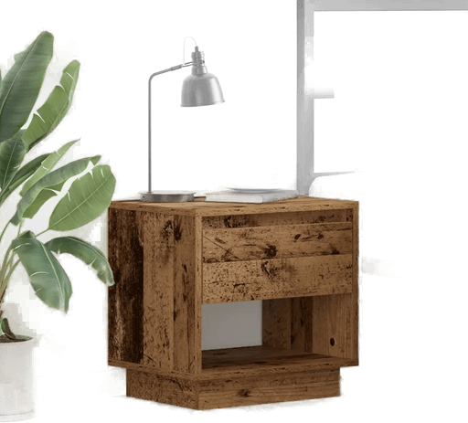 Vidaxl Nattbord Gammelt tre 45 x 34 x 44 cm