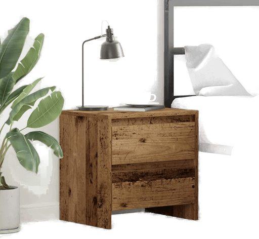 Vidaxl Nattbordskap Gammelt tre 45 x 34 x 44,5 cm