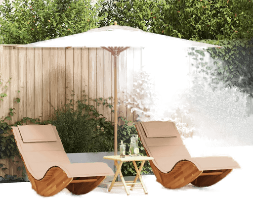 Vidaxl Solstol 2-pk Brun