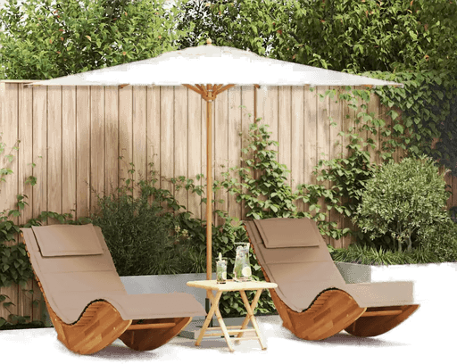 Vidaxl Solstol 2-pk Brun