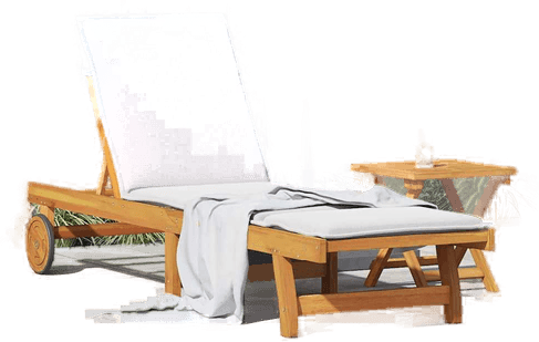 Vidaxl Solseng med bord akasie