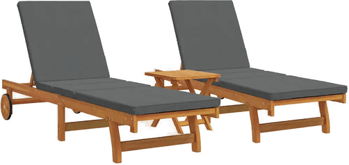 Vidaxl Solstol 2-person Brun