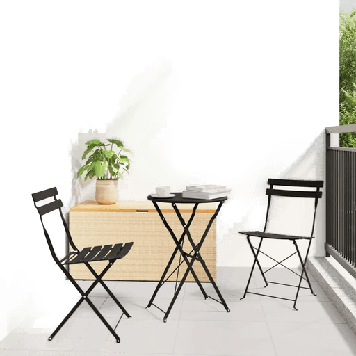 vidaXL Hage Folding Stol 2 pcs Antrasitt