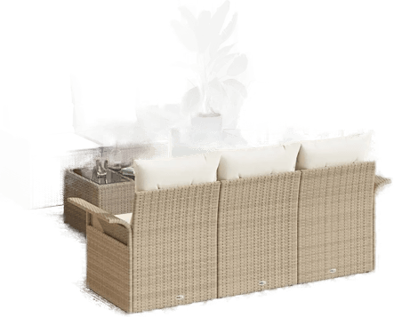 Vidaxl Sofa sett 6 pcs Beige