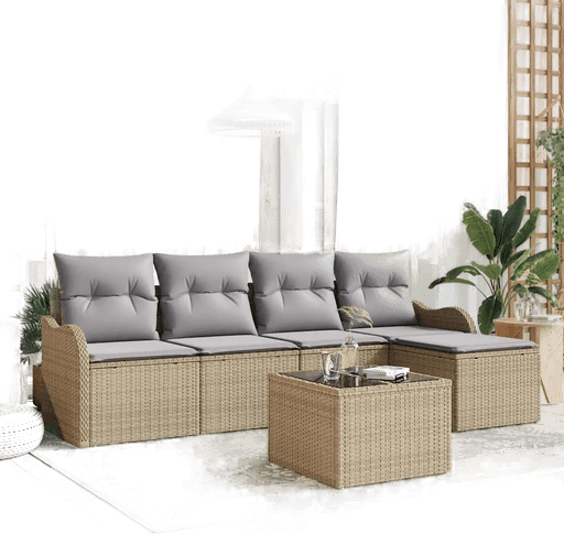Vidaxl Hagesofa Set Beige