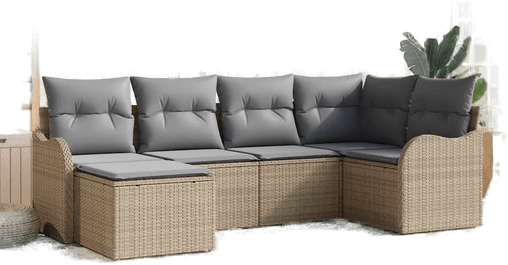 Vidaxl Hagesofa Set Beige