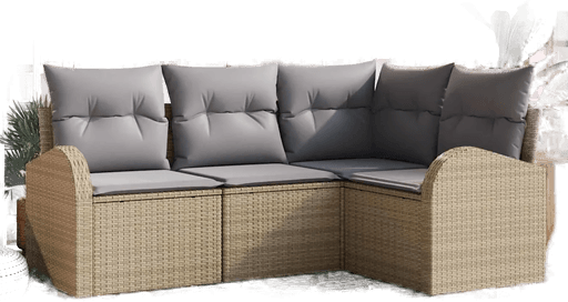 Vidaxl Hagesofa Set Beige