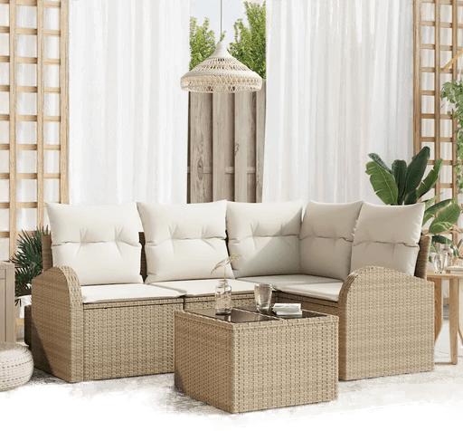 Vidaxl Hagesofa Set Beige