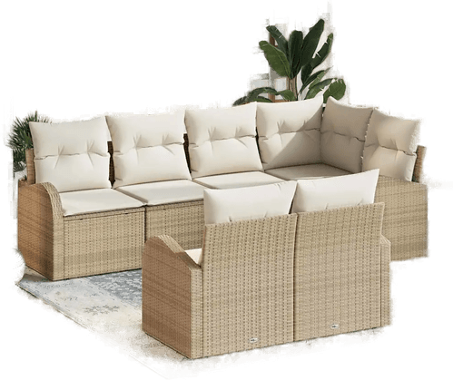 Vidaxl Hagesofa Set Beige