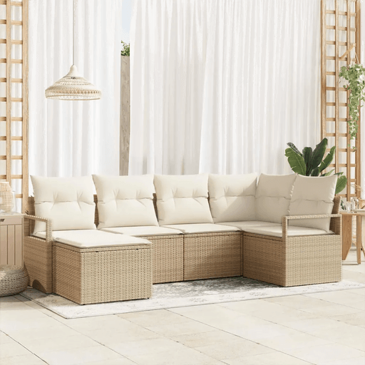 Vidaxl Sofa sett 6 pcs Beige