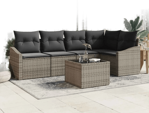 Vidaxl Sofa sett 6 pcs Grå