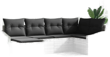 Vidaxl Sofa sett 6 pcs Lysegrå