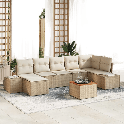 Vidaxl Hagesofa Set 8 pcs
