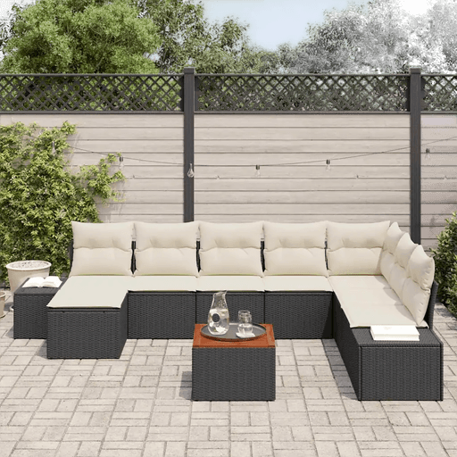Vidaxl Hagesofa Set 9 pcs