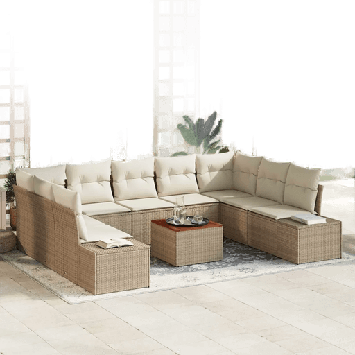 Vidaxl Hagesofa Set 10 pcs