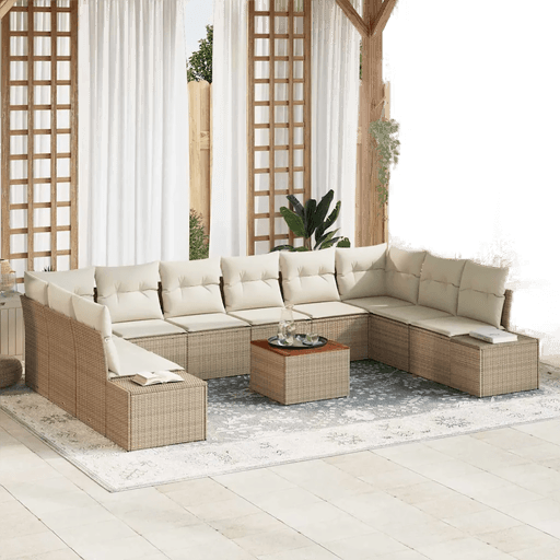 Vidaxl Hagesofa Set 11 pcs