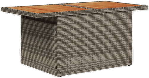 Vidaxl Hagesofa Set 6 pcs Grå