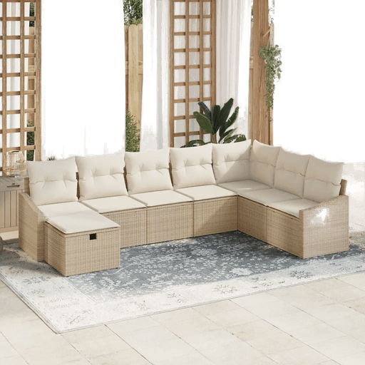 Vidaxl Hagesofa Set 8 pcs