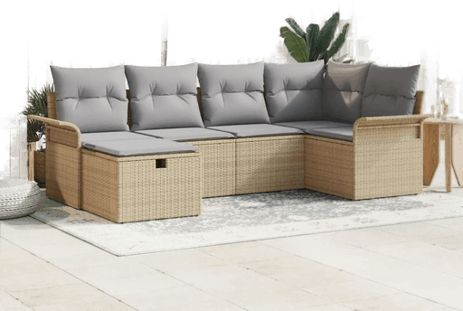 Vidaxl Hagesofa Set 6 pcs
