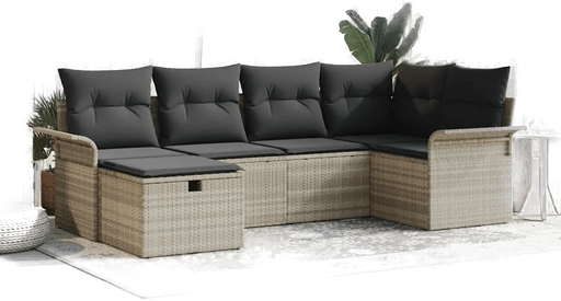 Vidaxl Hagesofa Set 6 pcs