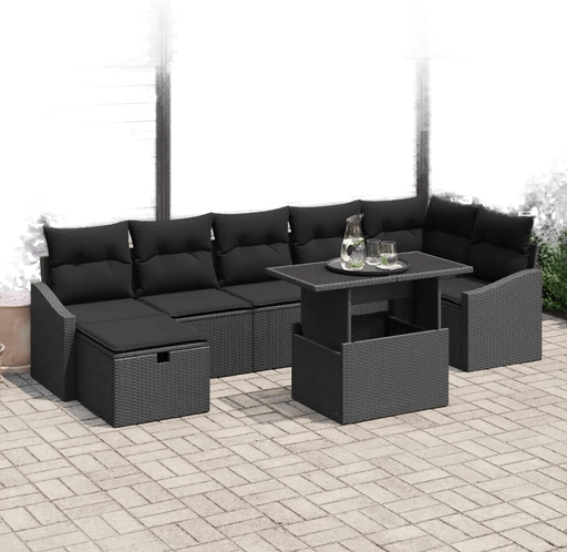 Vidaxl Hagesofa Set 8 pcs