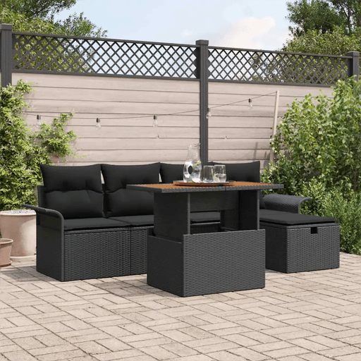 Vidaxl Hagesofa Set 6 deler