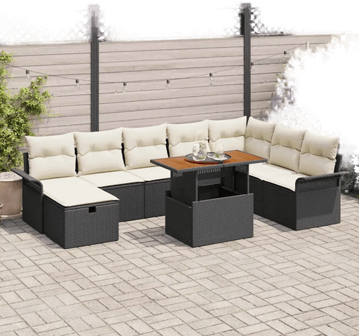 Vidaxl Hagesofa Set 9 pcs