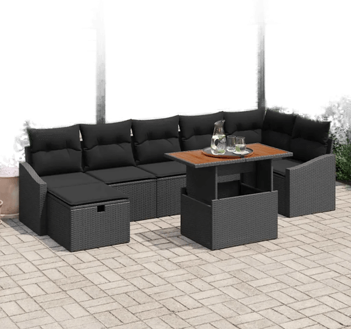 Vidaxl Hagesofa Set 8 pcs