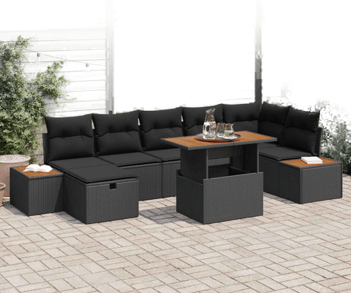 Vidaxl Hagesofa Set 8 pcs
