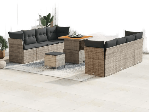 Vidaxl Hagesofa Set 11 pcs