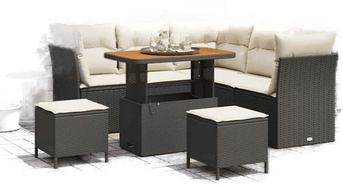 Vidaxl Hagesofa Set 8 pcs